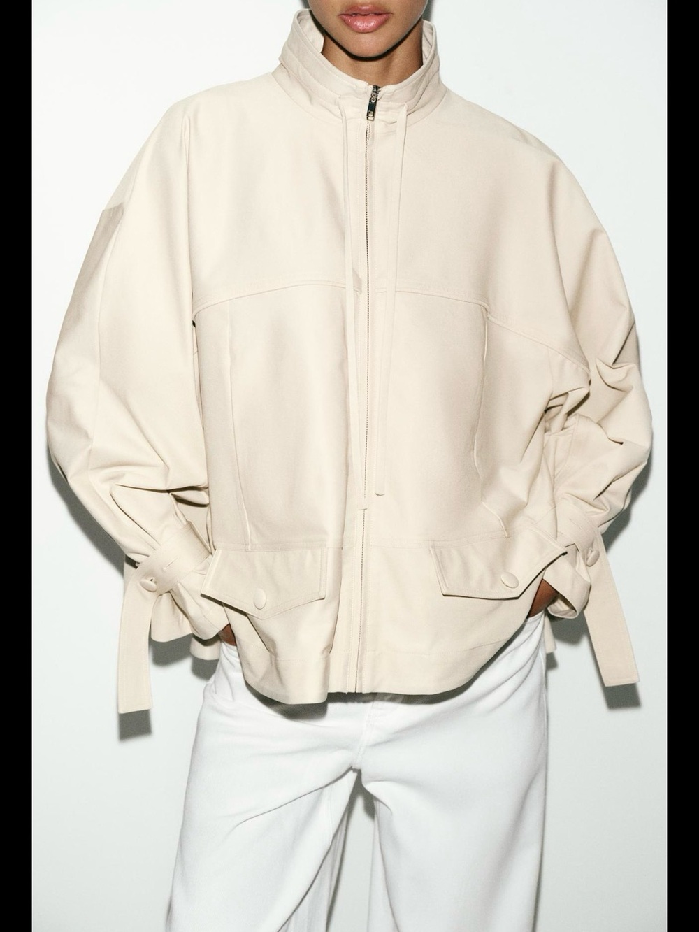 ZARA FLUID HIGH NECK JACKET NWT❗️
